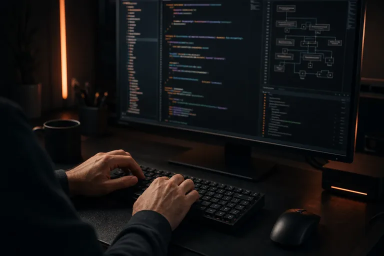 PHP web application development workspace