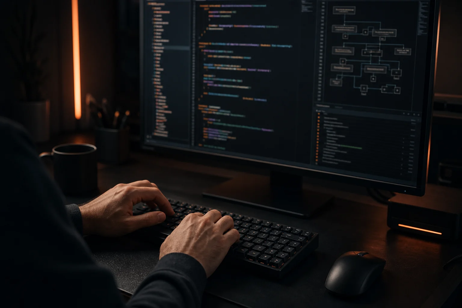 PHP web application development workspace